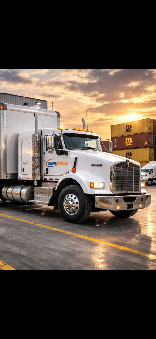 Camión de carga Transpolinar en operación
