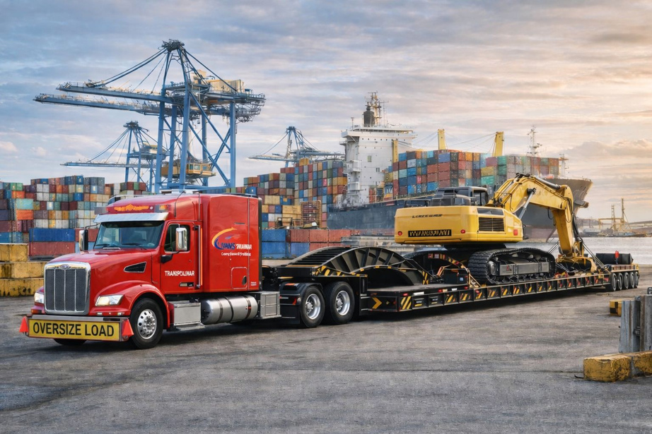 Transpolinar — transporte de carga sobredimensionada OVERSIZE LOAD